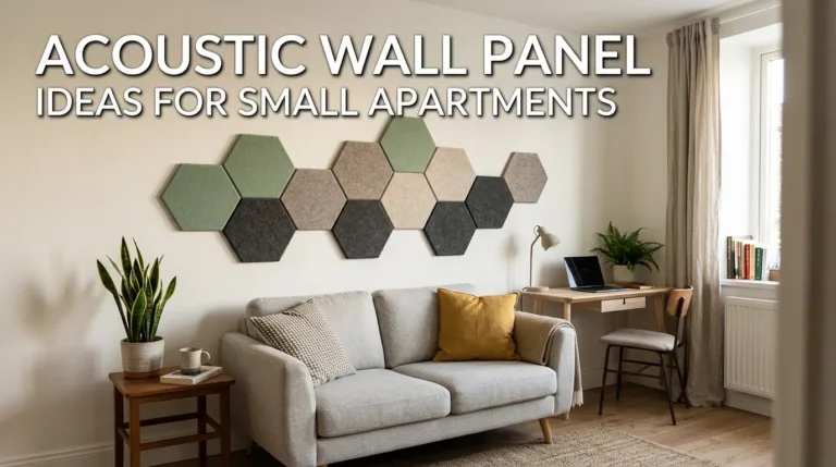Acoustic Wall Panel Ideas for Small Apartments