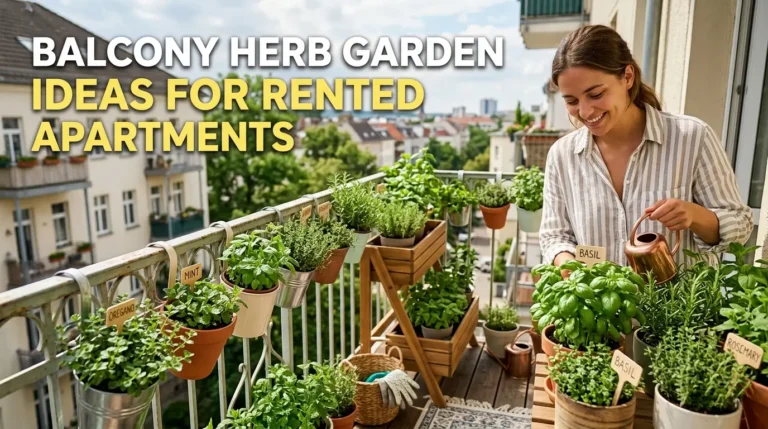 Balcony Herb Garden Ideas for Rented Apartments