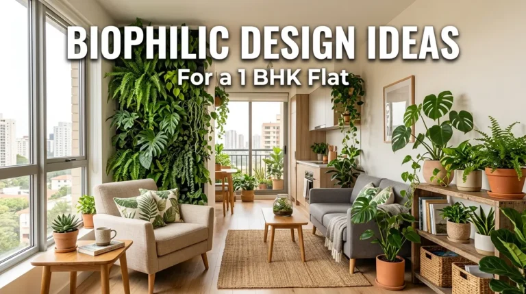 Biophilic Design Ideas for a 1 BHK Flat