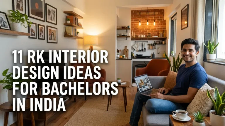 11 RK Interior Design Ideas for Bachelors in India