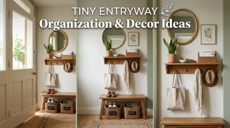 Tiny Entryway Organization and Decor Ideas