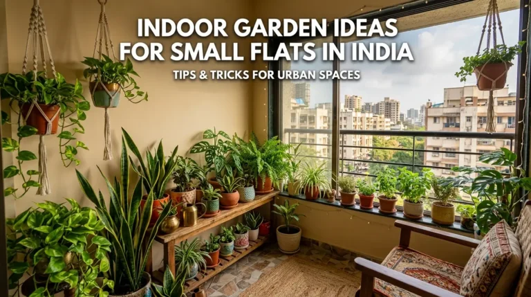 Indoor Garden Ideas for Small Flats in India