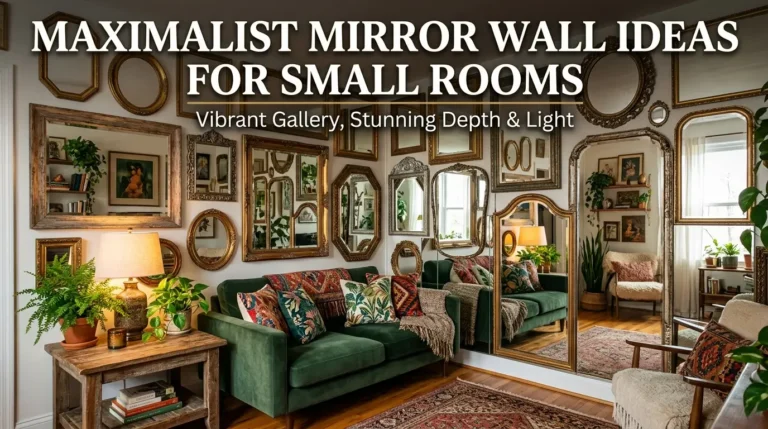 Maximalist Mirror Wall Ideas for Small Rooms