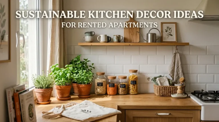 Sustainable Kitchen Decor Ideas for Rented Apartments